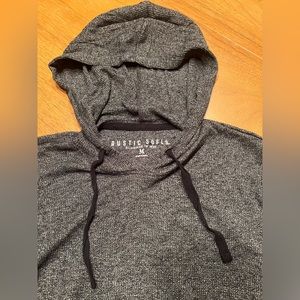 Rustic Soul: Hooded Lightweight Sweatshirt: Men’s: Heather Gray: Size Medium (M)